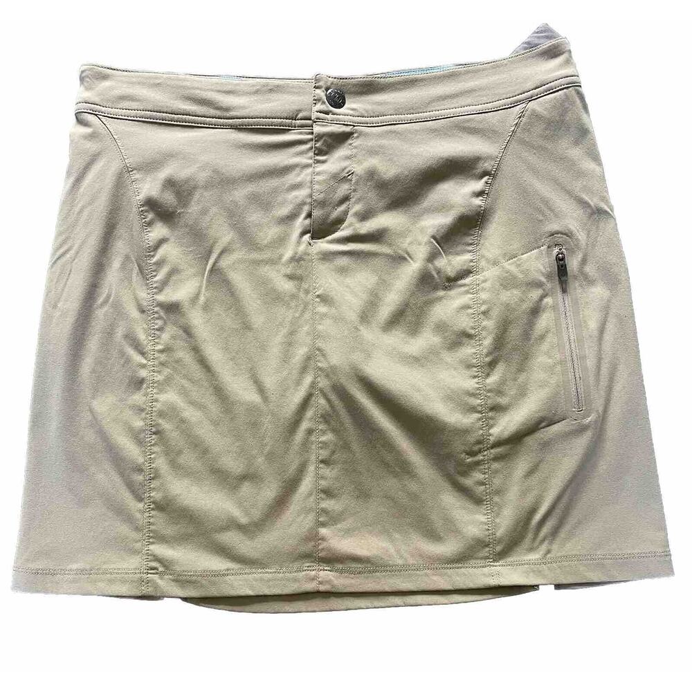 Columbia Omni-Shield Just Right Skort Skirt Tan Women’s 10/42 EUC